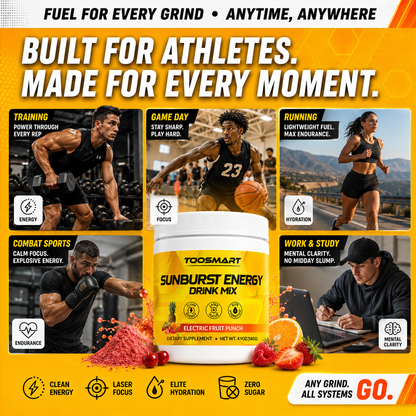 SUNBURST ENERGY DRINK MIX - ELECTRIC FRUIT PUNCH
