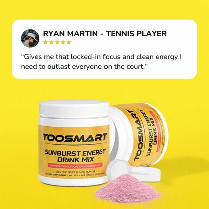 SUNBURST ENERGY DRINK MIX - ELECTRIC FRUIT PUNCH