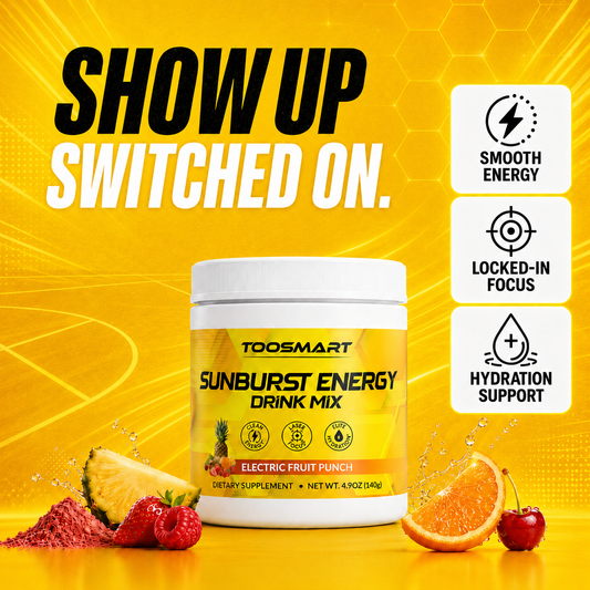 SUNBURST ENERGY DRINK MIX - ELECTRIC FRUIT PUNCH